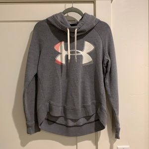 Grey Under Armour sweatshirt w/ large logo